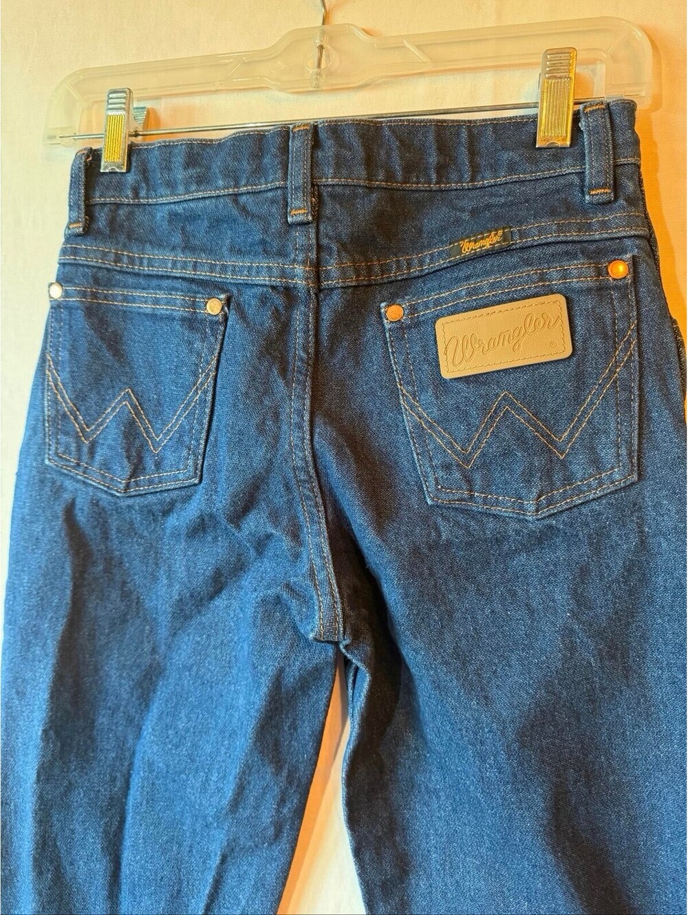 Wrangler Pro Rodeo Cowboy Cut Denim Jeans Boys 12 Reg Adj Waist